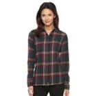 Women's Woolrich Flannel Shirt, Size: Xl, Green Oth