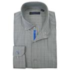 Men's Andrew Fezza Slim-fit Comfort Flex Collar Dress Shirt, Size: 16.5, Grey Other