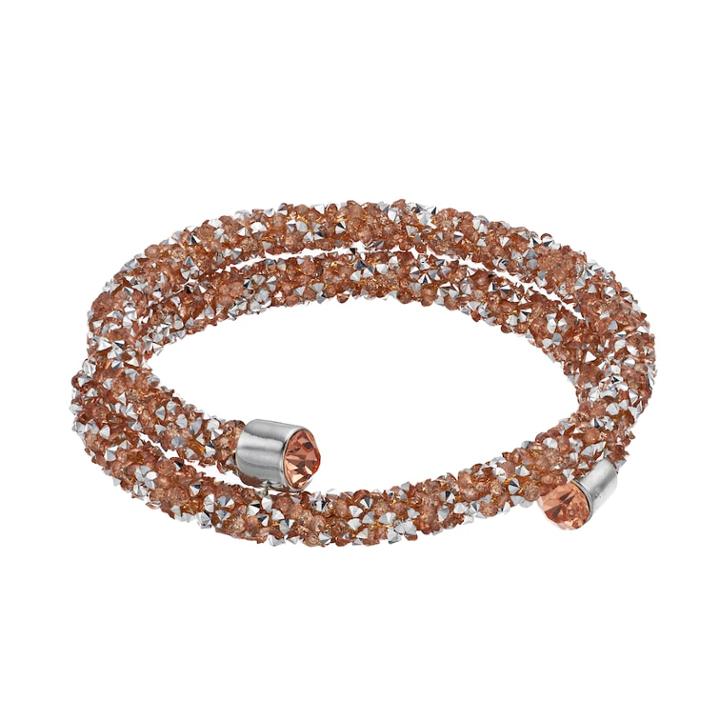 Beaded Coil Bracelet, Women's, Brown
