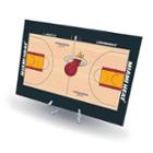 Miami Heat Replica Basketball Court Display, Size: Novelty, Multicolor