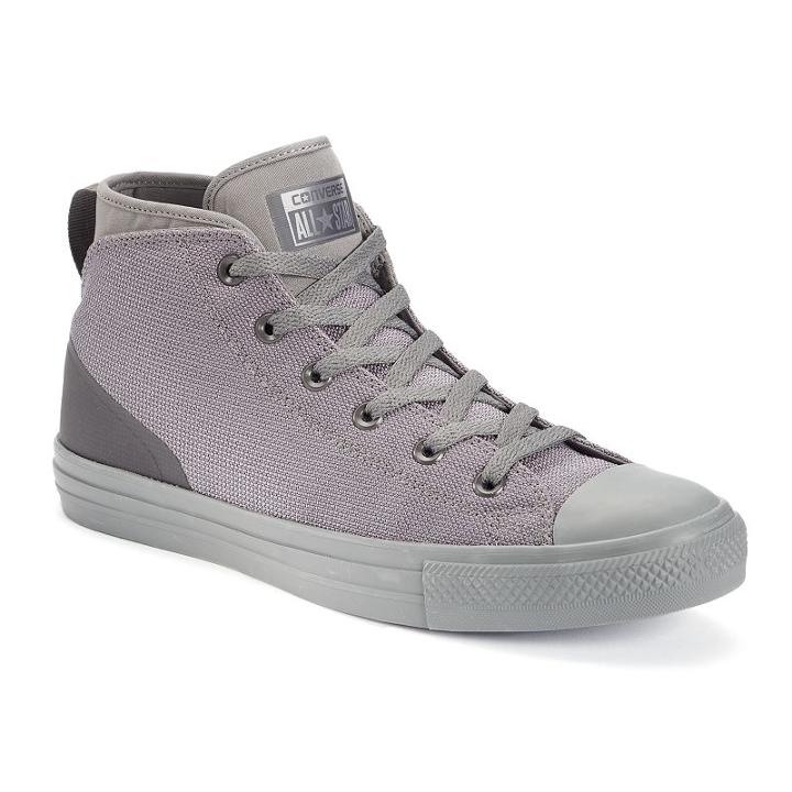 Men's Converse Chuck Taylor All Star Syde Street Mid Shoes, Size: 9, Light Grey