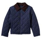 Boys 4-7 Chaps Corduroy Collar Quilted Jacket, Boy's, Size: 4, Blue (navy)