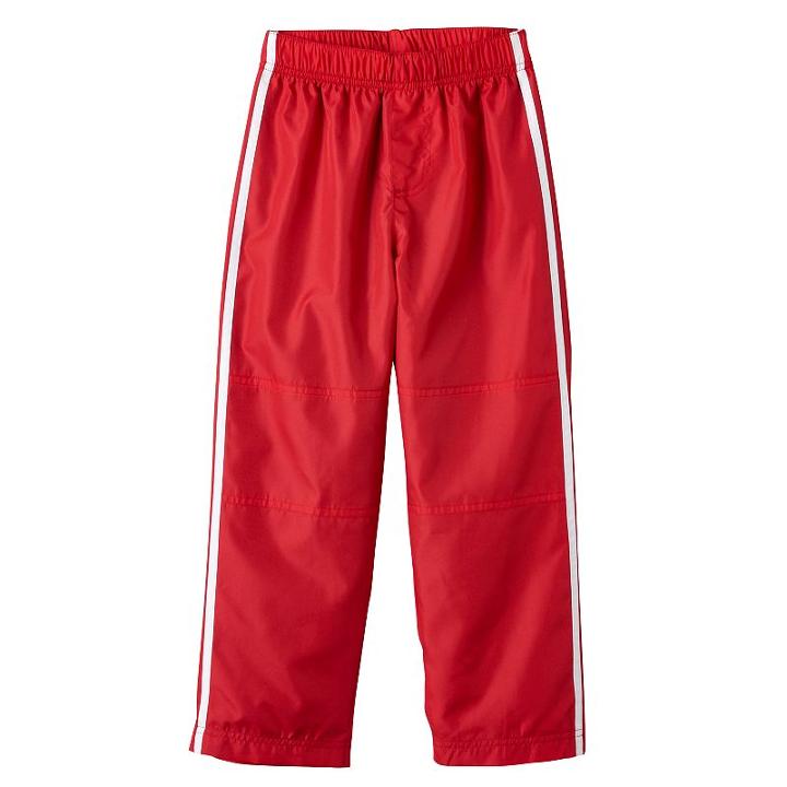 Boys 4-7 French Toast Track Pants, Boy's, Size: 5, Red