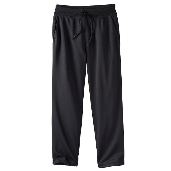 Boys 4-10 Jumping Beans&reg; Tricot Slim Pants, Size: 5, Black