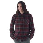 Men's Vans Shaded-k Hooded Jacket, Size: Xl, Dark Red
