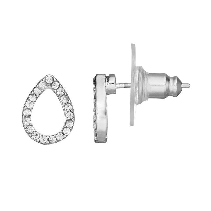 Lc Lauren Conrad Open Teardrop Earrings, Women's, Ovrfl Oth