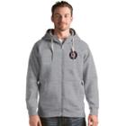 Men's Antigua Chicago Fire Victory Full-zip Hoodie, Size: Large, Grey