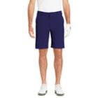Men's Izod Swingflex Classic-fit Performance Flat-front Golf Shorts, Size: 32, Dark Blue