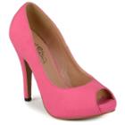 Journee Collection Lois Women's Peep-toe Platform High Heels, Girl's, Size: 8, Pink