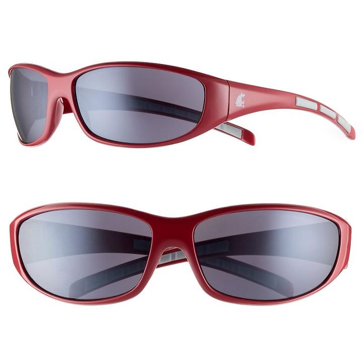 Adult Washington State Cougars Wrap Sunglasses, Multicolor