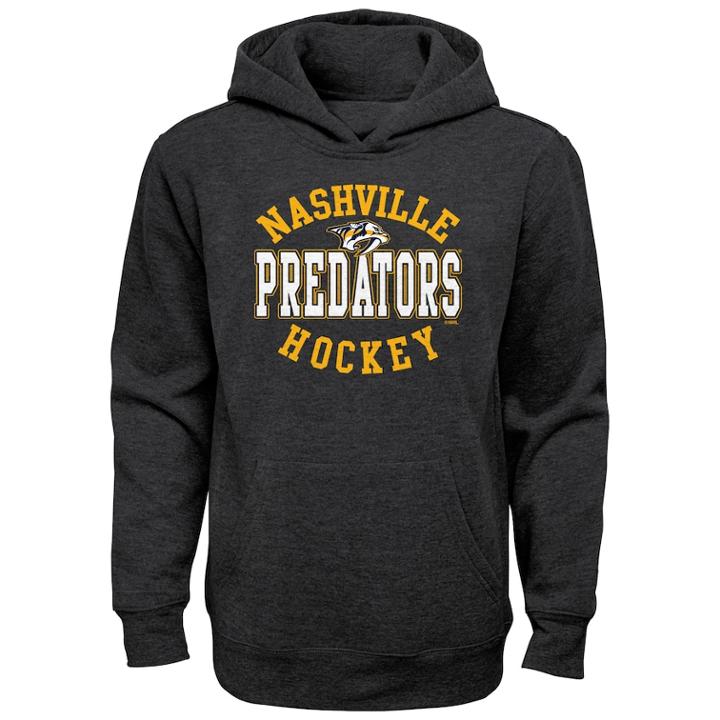 Boys 8-20 Nashville Predators Promo Hoodie, Size: L 14-16, Grey (charcoal)