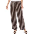 Women's Apt. 9&reg; Print Palazzo Pant, Size: Xl, Clay Stripe