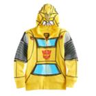 Boys 4-7 Transformers Mask Zip Hoodie, Size: 7, Yellow