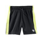 Toddler Boy Oshkosh B'gosh&reg; Striped Mesh Shorts, Size: 5t, Black