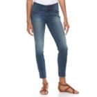 Women's Apt. 9&reg; Modern Fit Skinny Capri Jeans, Size: 6, Dark Blue