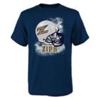 Boys 8-20 Akron Zips Helmet Tee, Boy's, Size: L(14/16), Blue