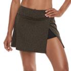 Women's Tek Gear&reg; Front Slit Skort, Size: Xl, Dark Green