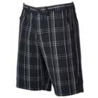Men's Apt. 9&reg; Flat-front Patterned Shorts, Size: 31, Black
