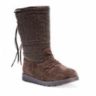 Muk Luks Barbara Women's Water-resistant Boots, Girl's, Size: 6, Brown