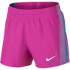 Girls 7-16 Nike Dri-fit Black Running Shorts, Size: Xl, Lt Purple