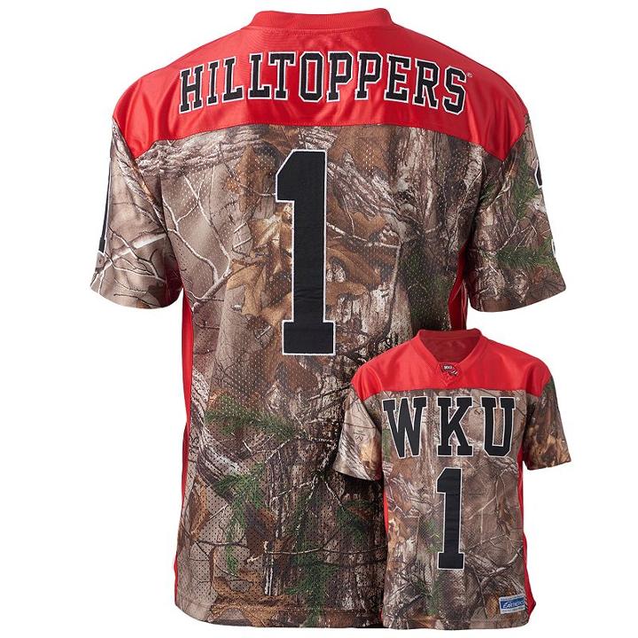 Men's Western Kentucky Hilltoppers Game Day Realtree Camo Jersey, Size: Xxl, Brown