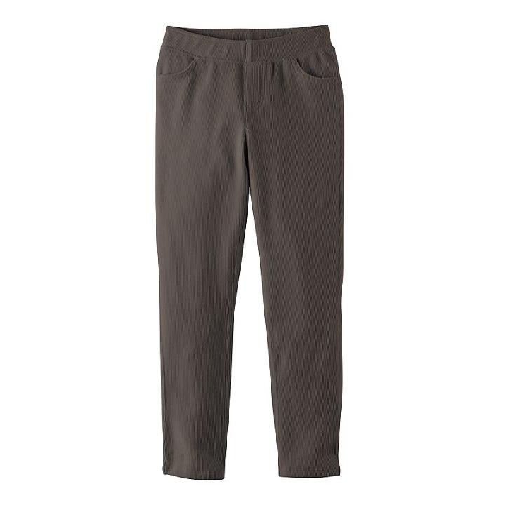 Girls 4-10 Jumping Beans&reg; Ribbed Velour Jeggings, Size: 10, Grey