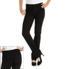 Petite Lee Monroe Classic Fit Straight-leg Jeans, Women's, Size: 12p-short, Black