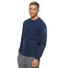 Men's Reebok Logo Tee, Size: Small, Dark Blue