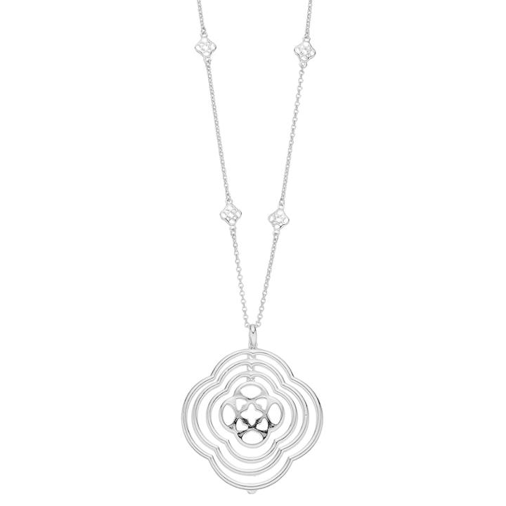 Dana Buchman Medallion Pendant Necklace, Women's, Silver