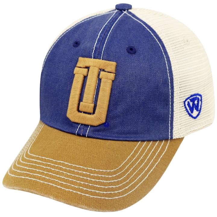Adult Top Of The World Tulsa Golden Hurricane Offroad Adjustable Cap, Men's, Med Blue