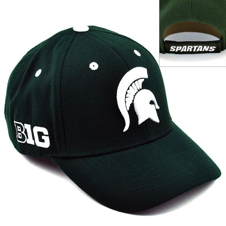 Top Of The World Michigan State Spartans Triple Conference Baseball Cap - Adult, Men's, Green