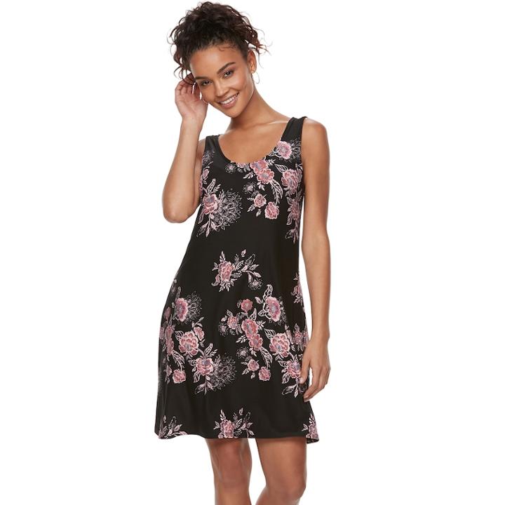 Juniors' Mudd&reg; Back Crisscross Dress, Teens, Size: Xs, Black