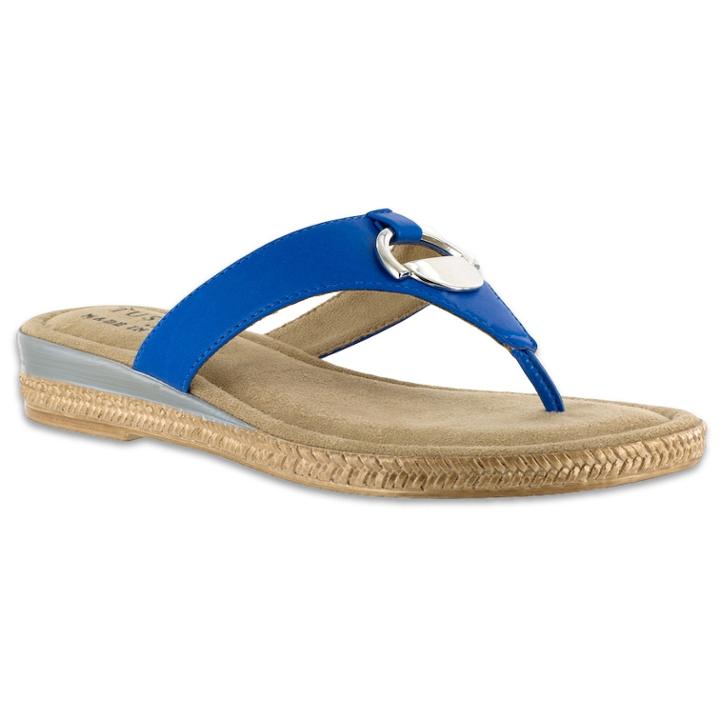 Tuscany By Easy Street Belinda Women's Sandals, Size: Medium (8.5), Blue