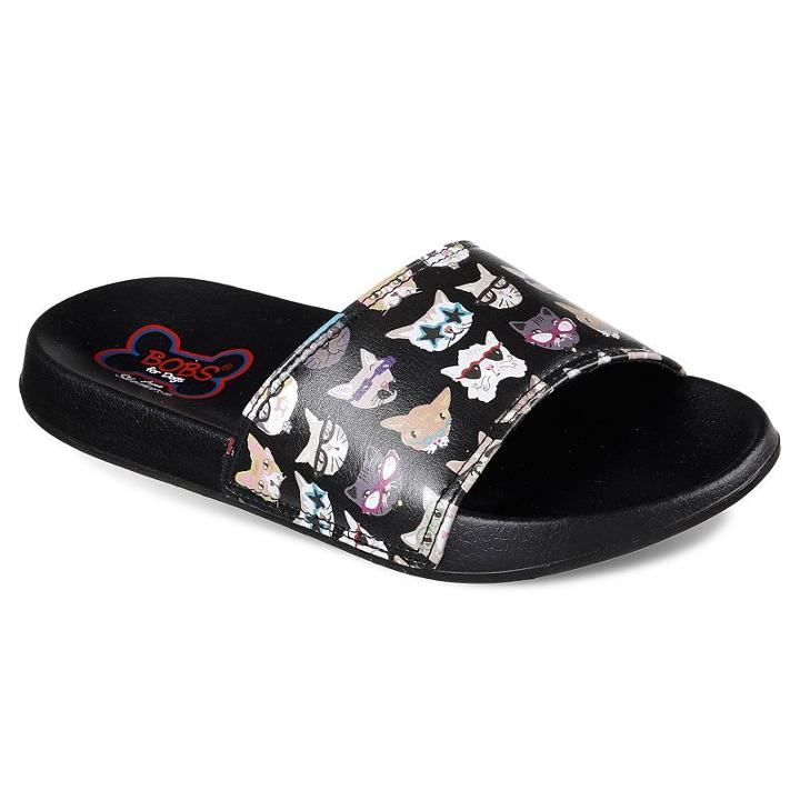 Skechers Bobs Kitty Smarts Women's Sandals, Size: 7, Grey (charcoal)