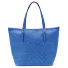 Mellow World Christina Perforated Tote, Women's, Blue