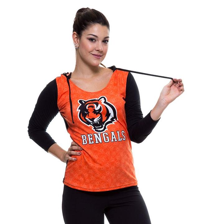 Women's Cincinnati Bengals Dynamic Hoodie, Size: Medium, Black