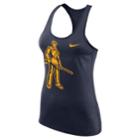 Women's Nike West Virginia Mountaineers Dri-fit Touch Tank Top, Size: Xl, Blue (navy)