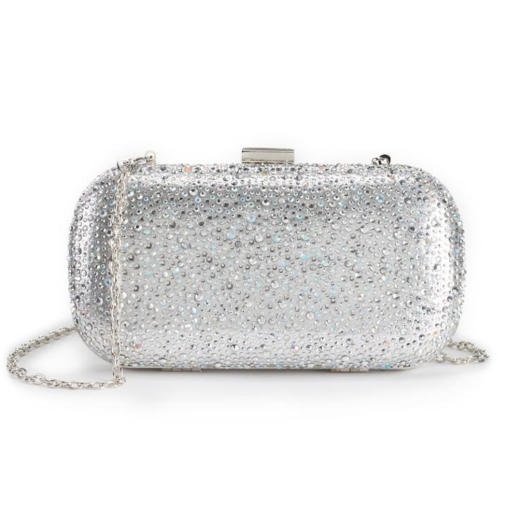 Gunne Sax By Jessica Mcclintock Emme Clutch, Women's, Silver