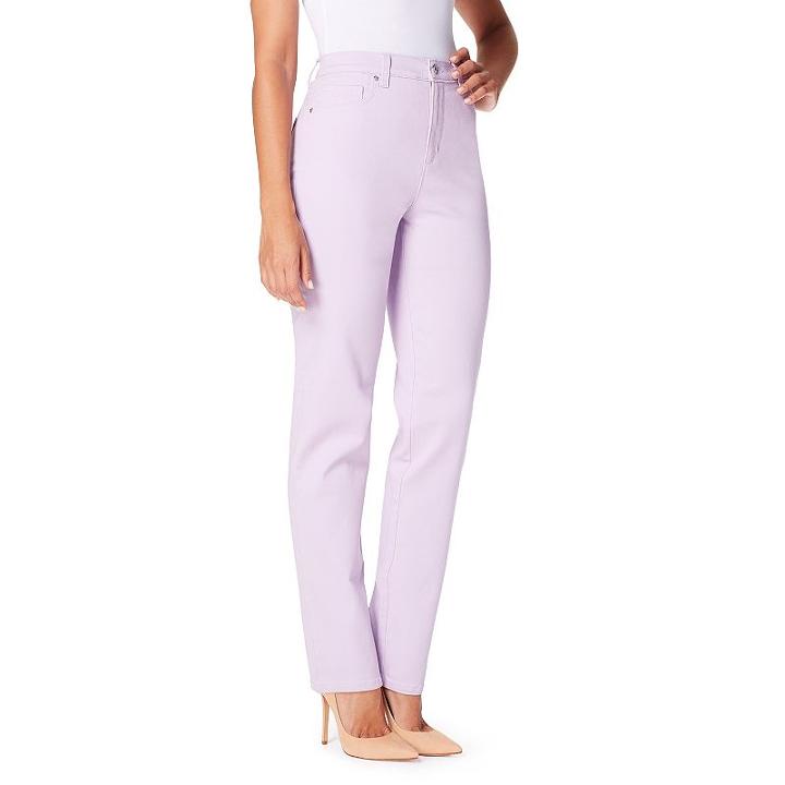 Women's Gloria Vanderbilt Amanda Classic Tapered Jeans, Size: 10 Short, Lt Purple