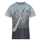 Boys 4-7 Nike Just Do It. Dri-fit Tee, Size: 5, Light Grey