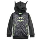 Boys 4-12 Jumping Beans&reg; Dc Comics Batman Costume Zip Hoodie With 3d Ears, Size: 4, Black