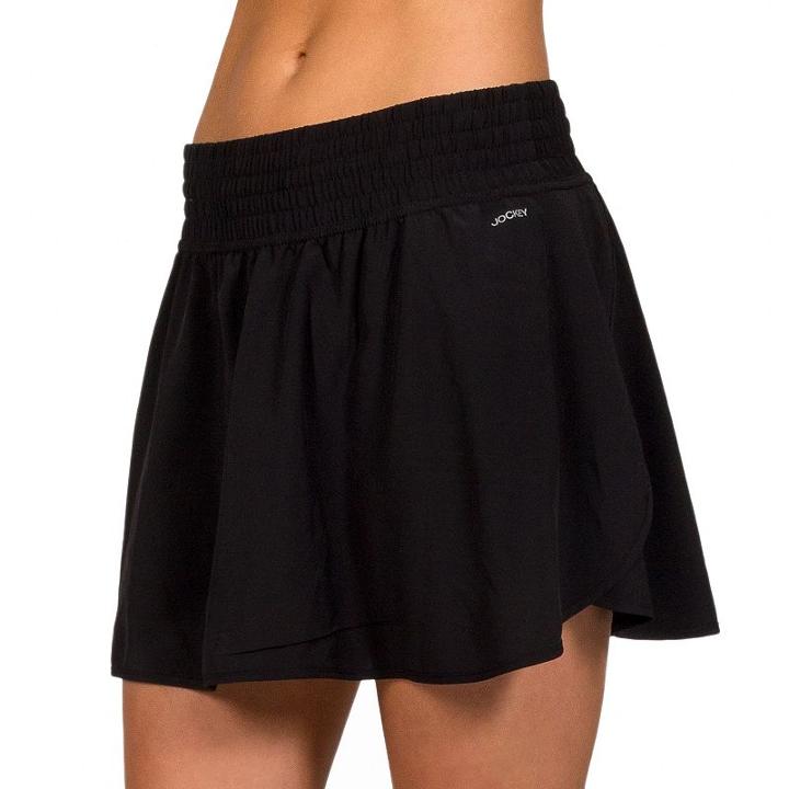 Women's Jockey Sport Easy Breezy Stretch Woven Skort, Size: Large, Oxford