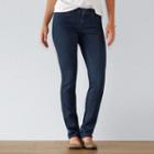 Women's Sonoma Goods For Life&trade; Curvy Fit Straight-leg Jeans, Size: 4 T/l, Dark Blue