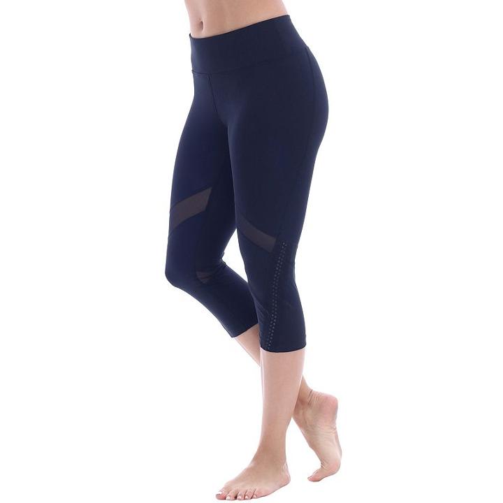 Women's Marika Ava Reflex Capris, Size: Xl, Black