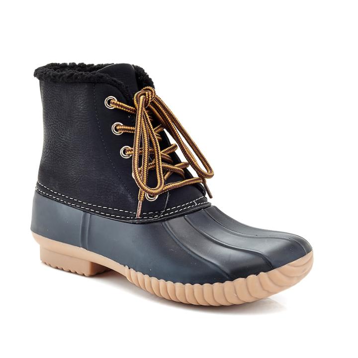 Henry Ferrera Mission 72 Women's Water Resistant Duck Winter Boots, Size: Medium (6), Black