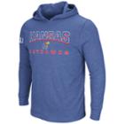 Men's Kansas Jayhawks Thermal Hooded Tee, Size: Xl, Dark Blue