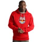 Men's Antigua New York Red Bulls Victory Logo Hoodie, Size: Small, Brt Red