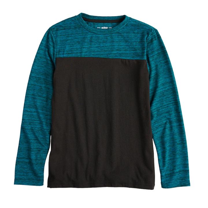 Boys 8-20 Urban Pipeline&reg; Football Tee, Size: Large, Dark Blue
