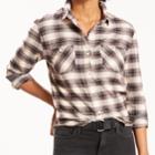 Women's Levi's Workwear Plaid Button-down Shirt, Size: Xs, Oxford