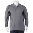 Big & Tall Grand Slam Classic-fit Colorblock Airflow Performance Golf Polo, Men's, Size: 4xb, Med Grey